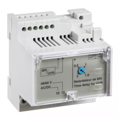 Adjustable Time Delay Relay for Voltage Release MN - 200/250 V AC/DC