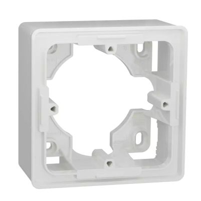 New Unica - mounting box - surface - 1 x 2 modules - white