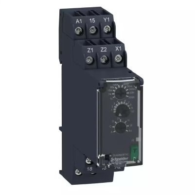 Modular timing relay, 8 A, 0.05 s…300 h, 1 CO, multi-function, 24...240 V AC/DC