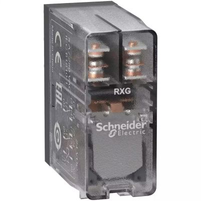 interface plug-in relay - Zelio RXG - 2 C/O clear - 24 V DC - 5 A
