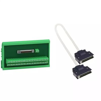 LXM28 IO terminal block module with connection cable 0.5m for CN1 I/O interface