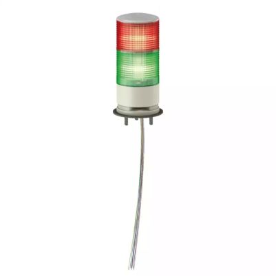 Monolithic tower lights, Harmony XVG, 60mm, red green, steady light, buzzer, base mounting, IP42, 24V AC/DC