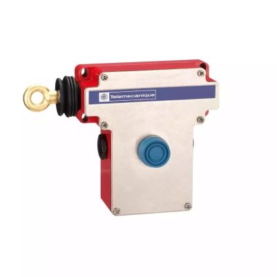 e-stop rope pull switch XY2CE - LH side -1NC+1NO - booted pushbutton