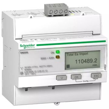 TRIPHASE KWH METER CT MODBUS MID