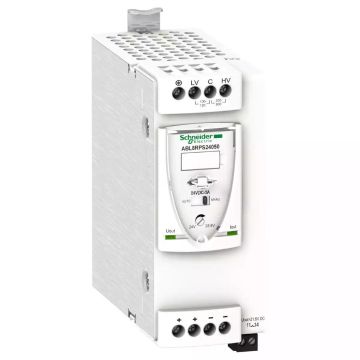 Regulated Switch Power Supply, 1 or 2-phase, 100..500V, 24V, 5 A
