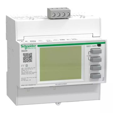 Din rail Power meter Modbus with memory