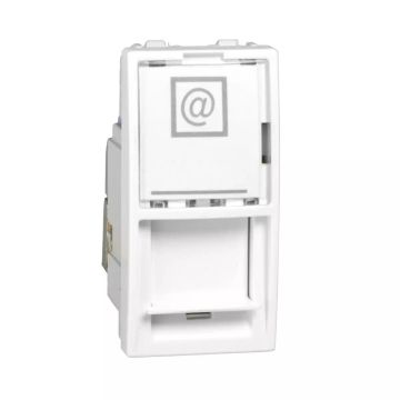 Unica - 1 RJ45 socket (S-One) - 1 m - Cat.6