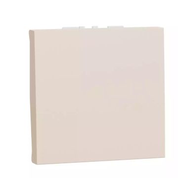 One way switch, New Unica, 10 AX, 2 module, beige