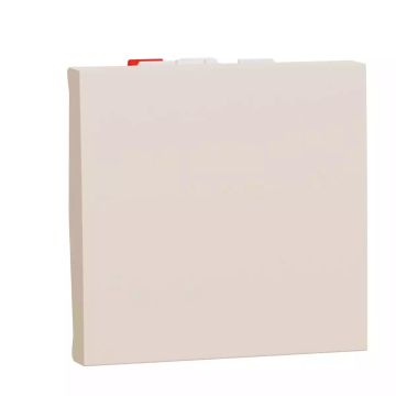 New Unica - Two-way switch 10A screwless 2modules beige