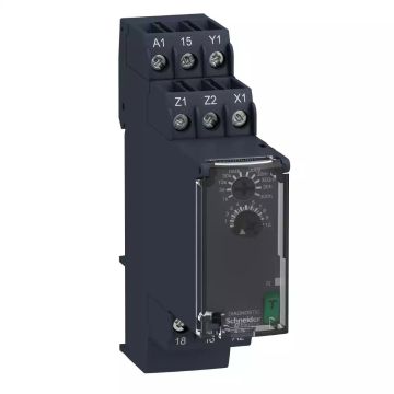 Modular timing relay, 8 A, 0.05 s…300 h, 1 CO, on delay and off delay, 24...240 V AC/DC