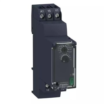 Modular timing relay, 8 A, 0.05 s…300 h, 1 CO, symmetrical flashing , 24...240 V AC/DC