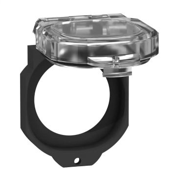Protection cover, rigid plastic, transparent, for RJ45 and USB ports