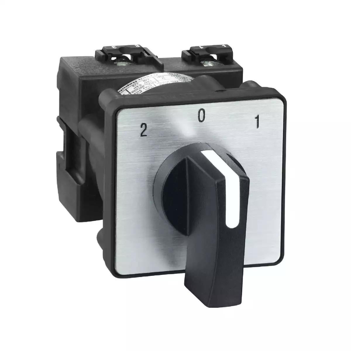 Cam changeover switch, 1 pole, with off position, 45° switching angle, 12 A, multi-fixing