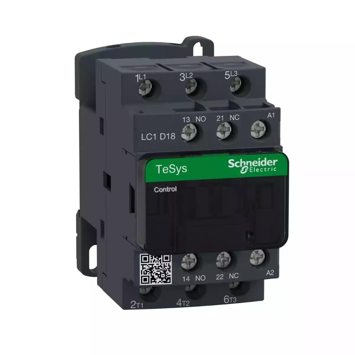 TeSys D contactor - 3P(3 NO) - AC-3 - <= 440 V 18 A - 220 V AC coil