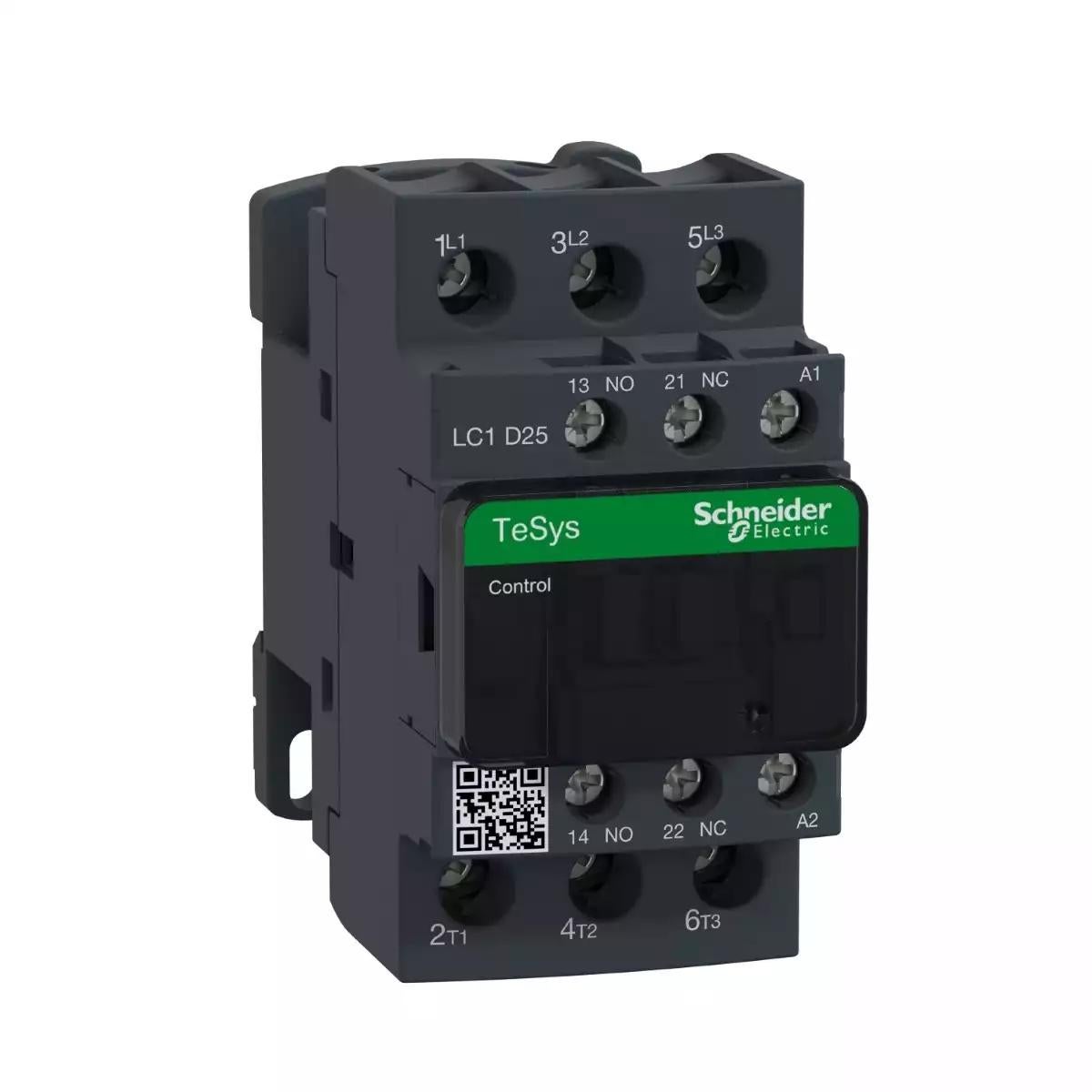 TeSys D contactor - 3P(3 NO) - AC-3 - <= 440 V 25 A - 120 V AC coil