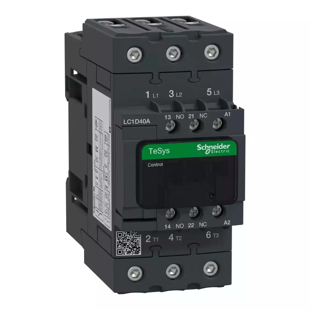 TeSys D contactor - 3P(3 NO) - AC-3 - <= 440 V 40 A - 42 V AC 50/60 Hz coil