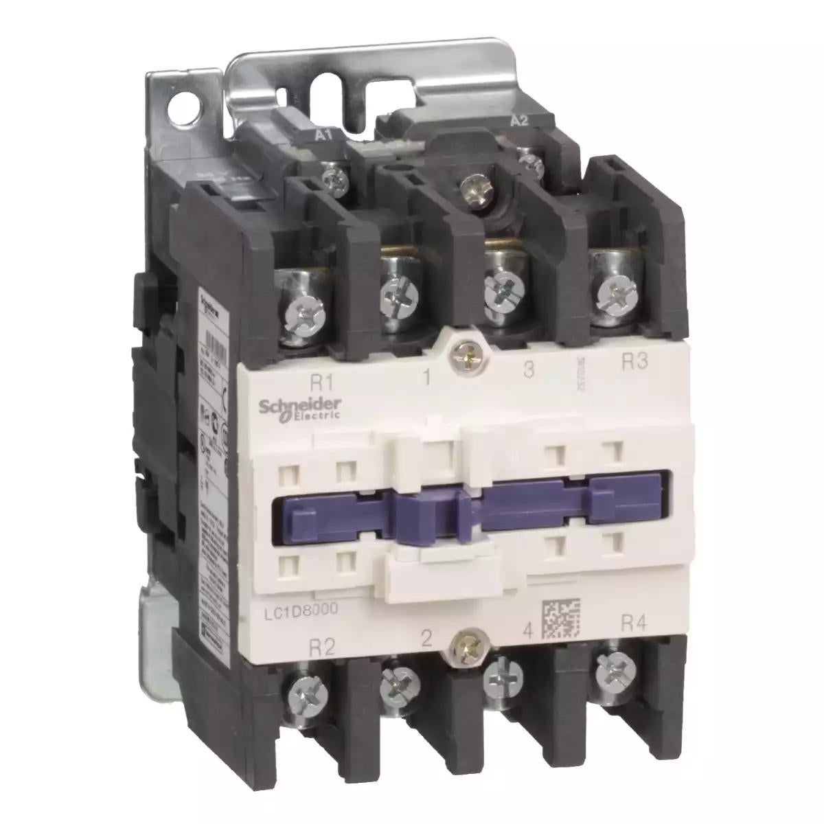 TeSys D contactor - 4P(4 NO) - AC-1 - <= 440 V 125 A - 110 V AC 50/60 Hz coil
