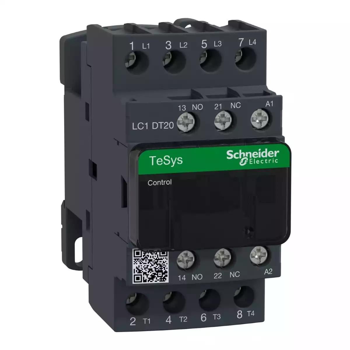 TeSys D contactor - 4P(4 NO) - AC-1 - <= 440 V 20 A - 220 V AC 50/60 Hz coil