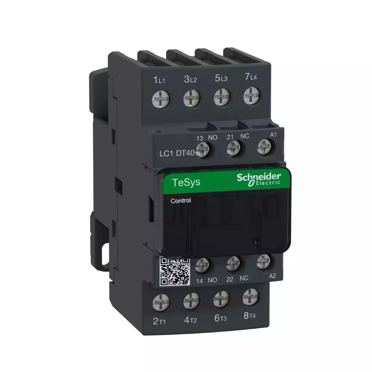TeSys D contactor - 4P(4 NO) - AC-1 - <= 440 V 40 A - 230 V AC 50/60 Hz coil