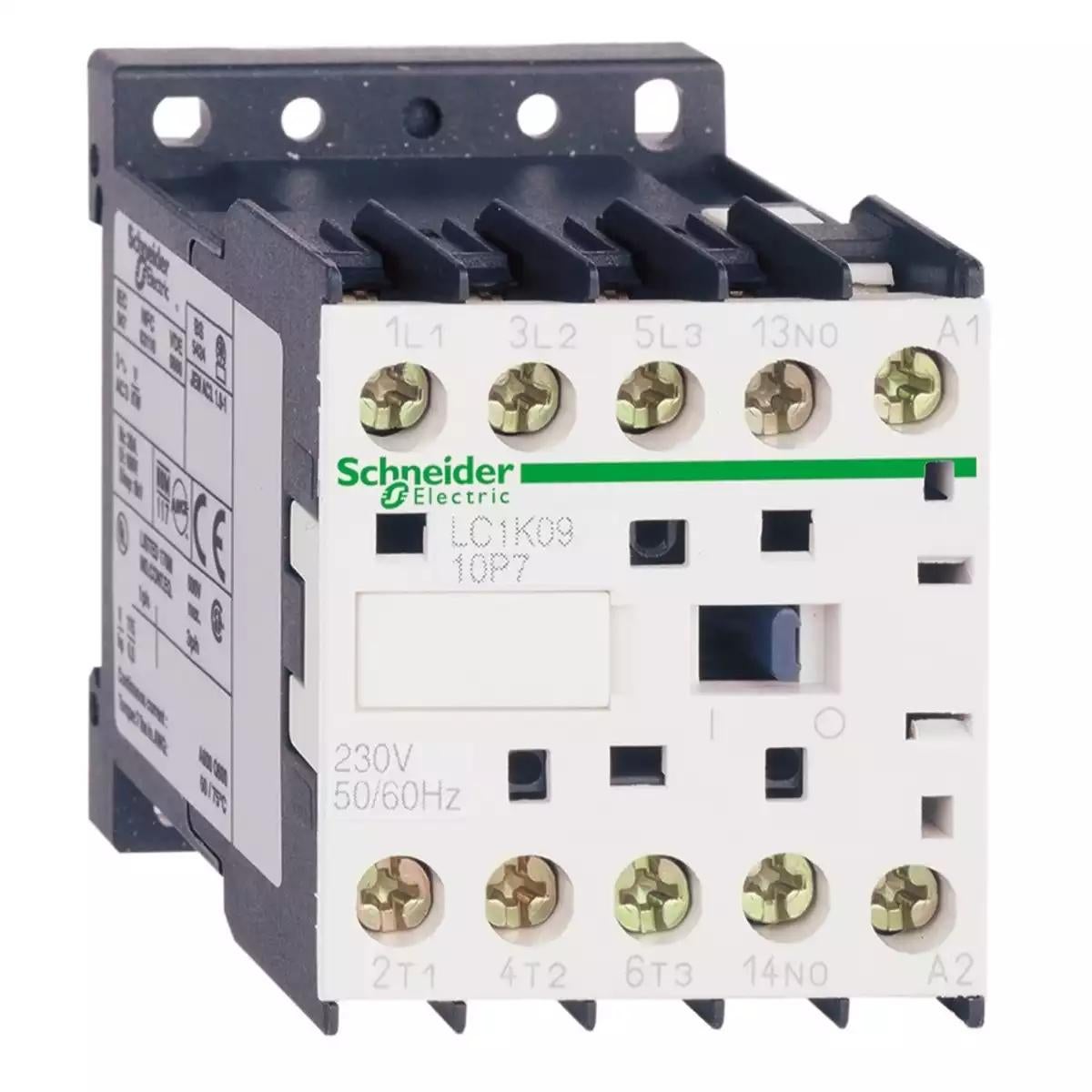 TeSys K contactor - 3P - AC-3 <= 440 V 16 A - 1 NO aux. - 380...400 V AC coil