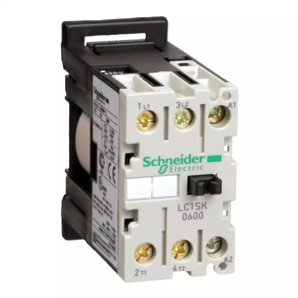 TeSys SK mini contactor - 2P (2 NO) - AC-3 - 690 V 6 A - 220 V AC coil