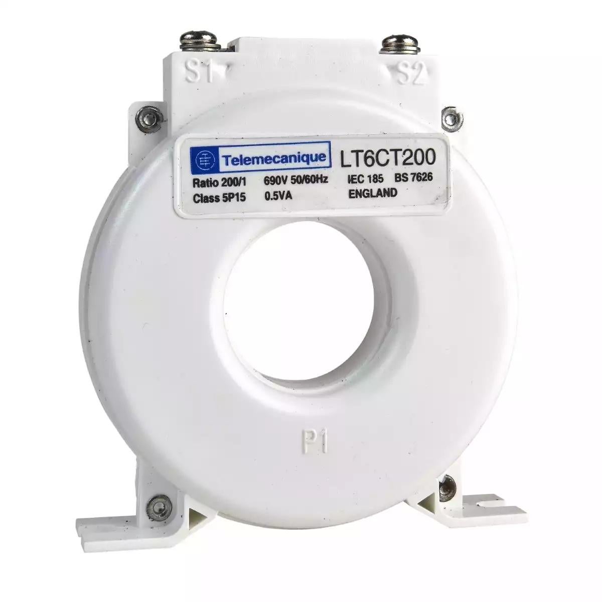 Current transformer, TeSys T, 200:1, class 5P accuracy