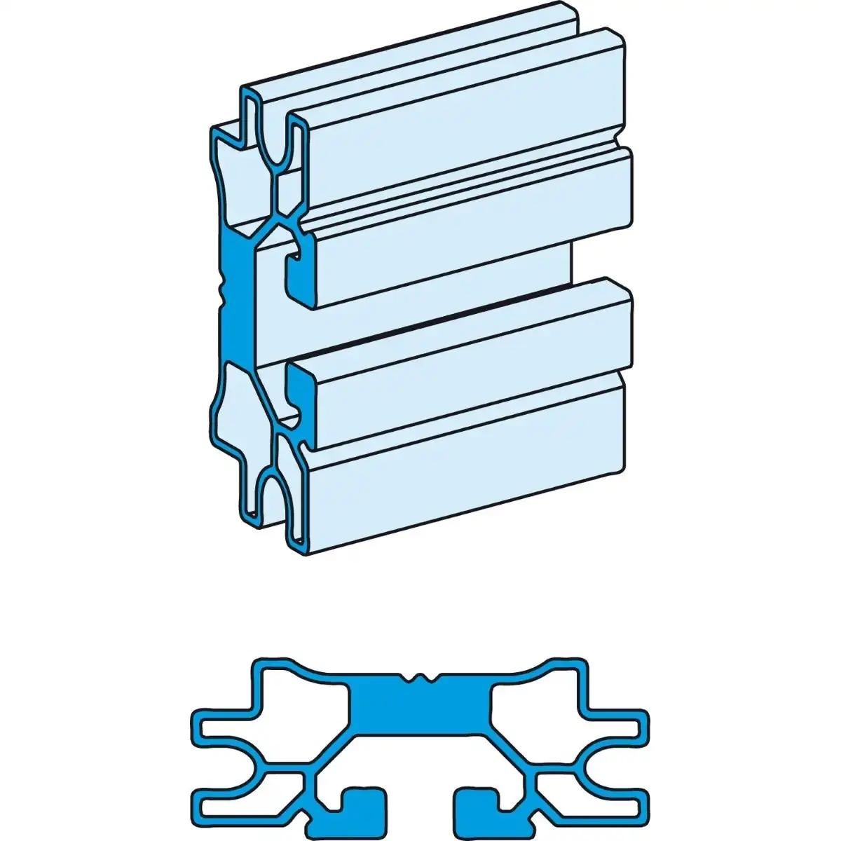 Schneider Electric Profile busbar, Linergy LGYE, 1000A, for a horizontal installation, L2000mm