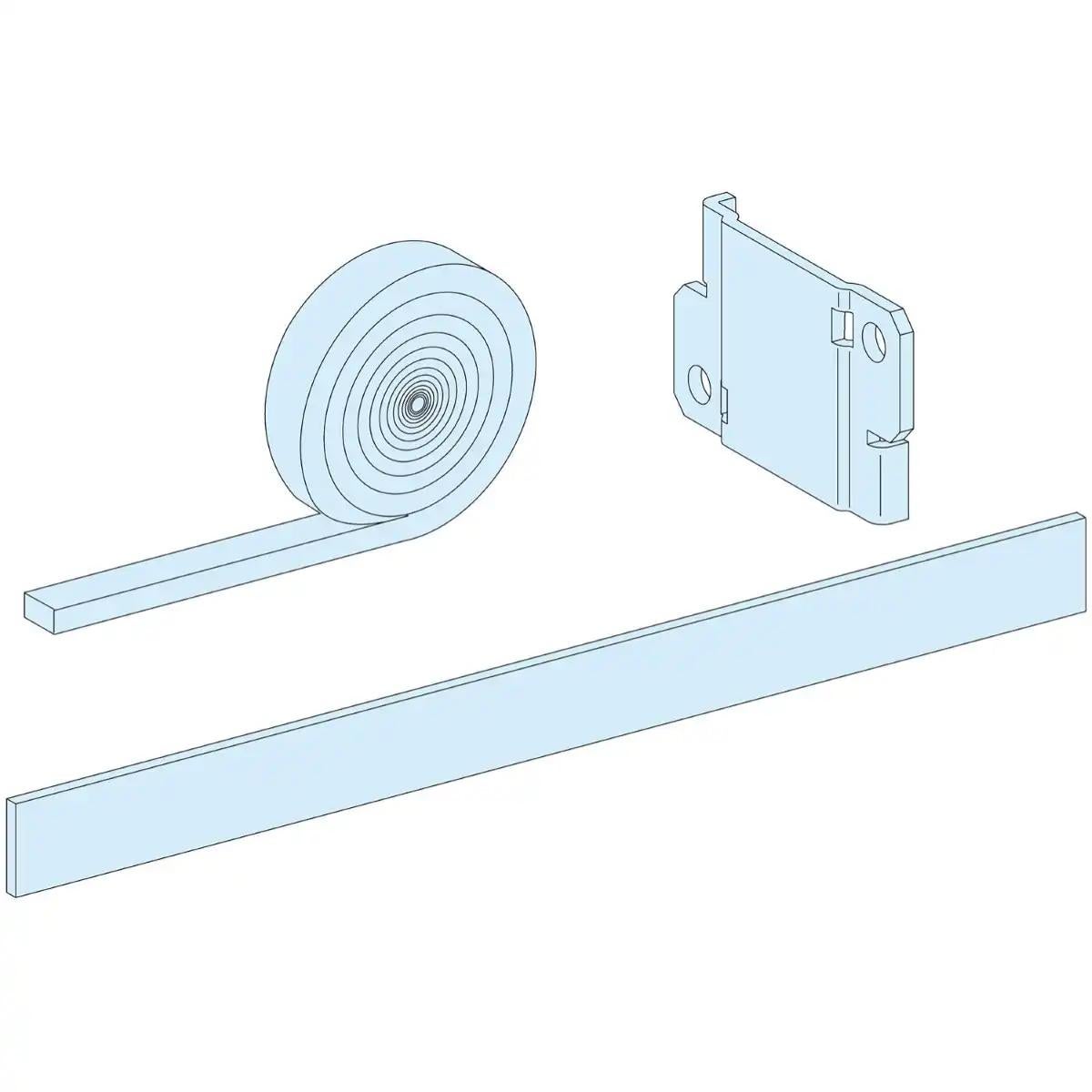 Schneider Electric Combination kit, PrismaSeT P, double depth combination, IP30