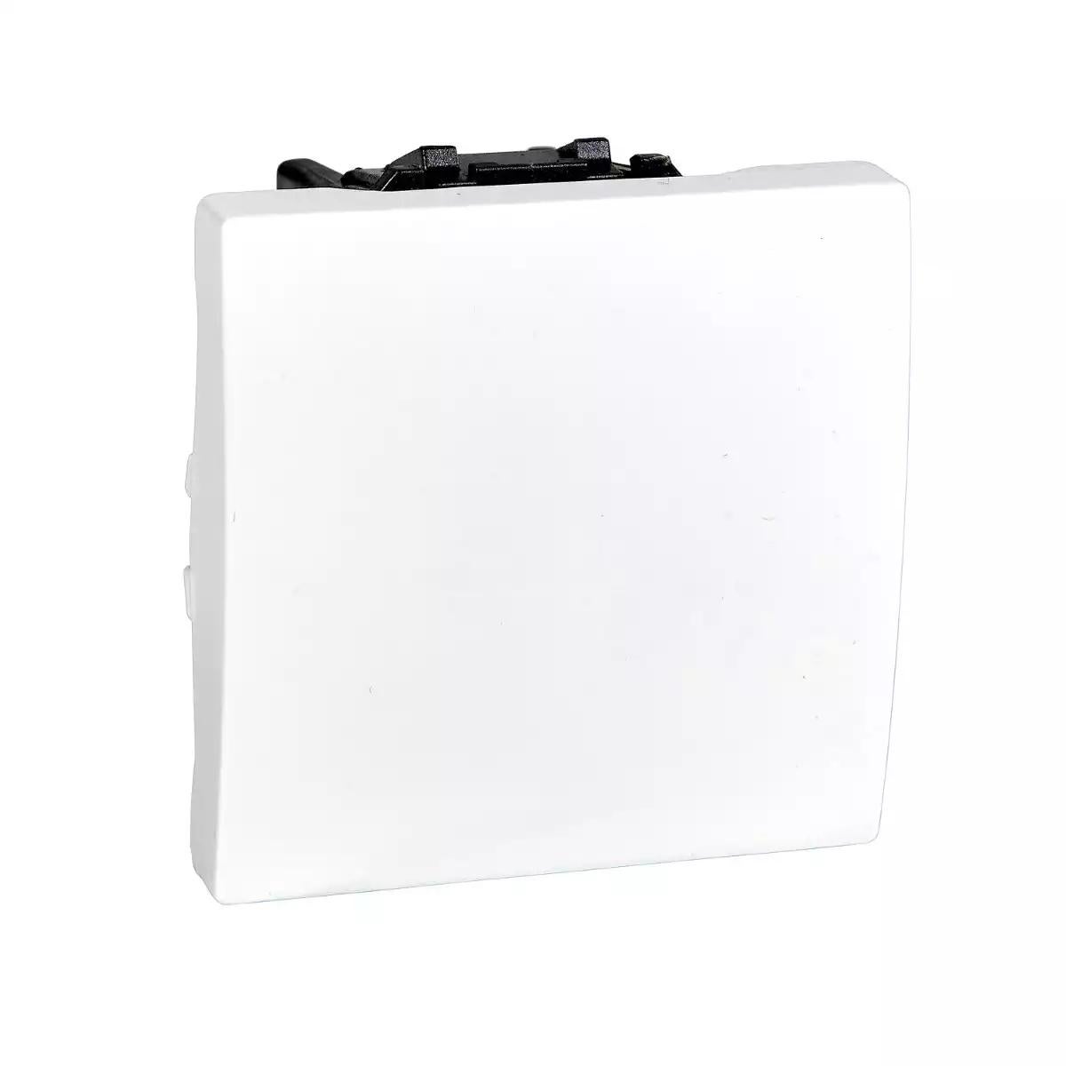 Unica - rocker switch - 2-way - 16 AX 250 VAC - 2 m - white