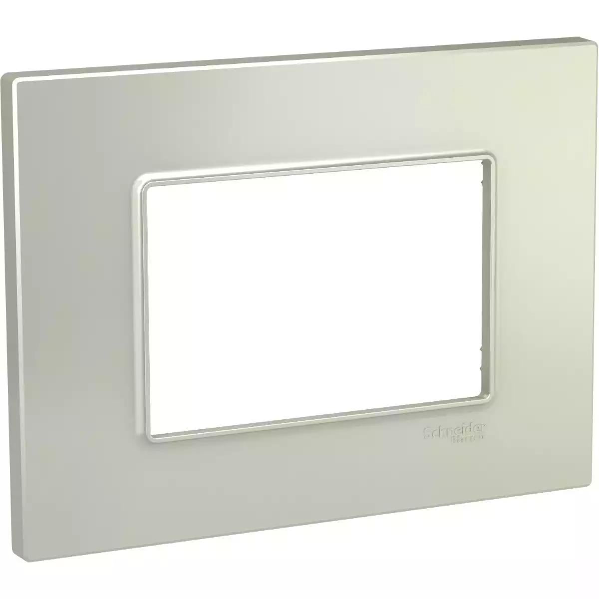 Unica Quadro - cover frame - 3 modules - titanium