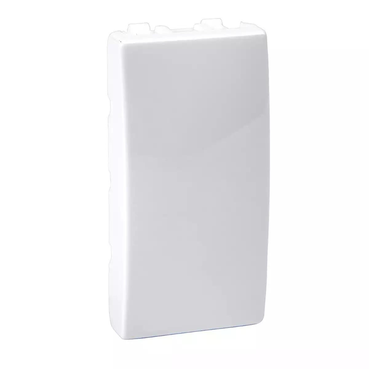 Unica - blind cover plate for - 1 m - white