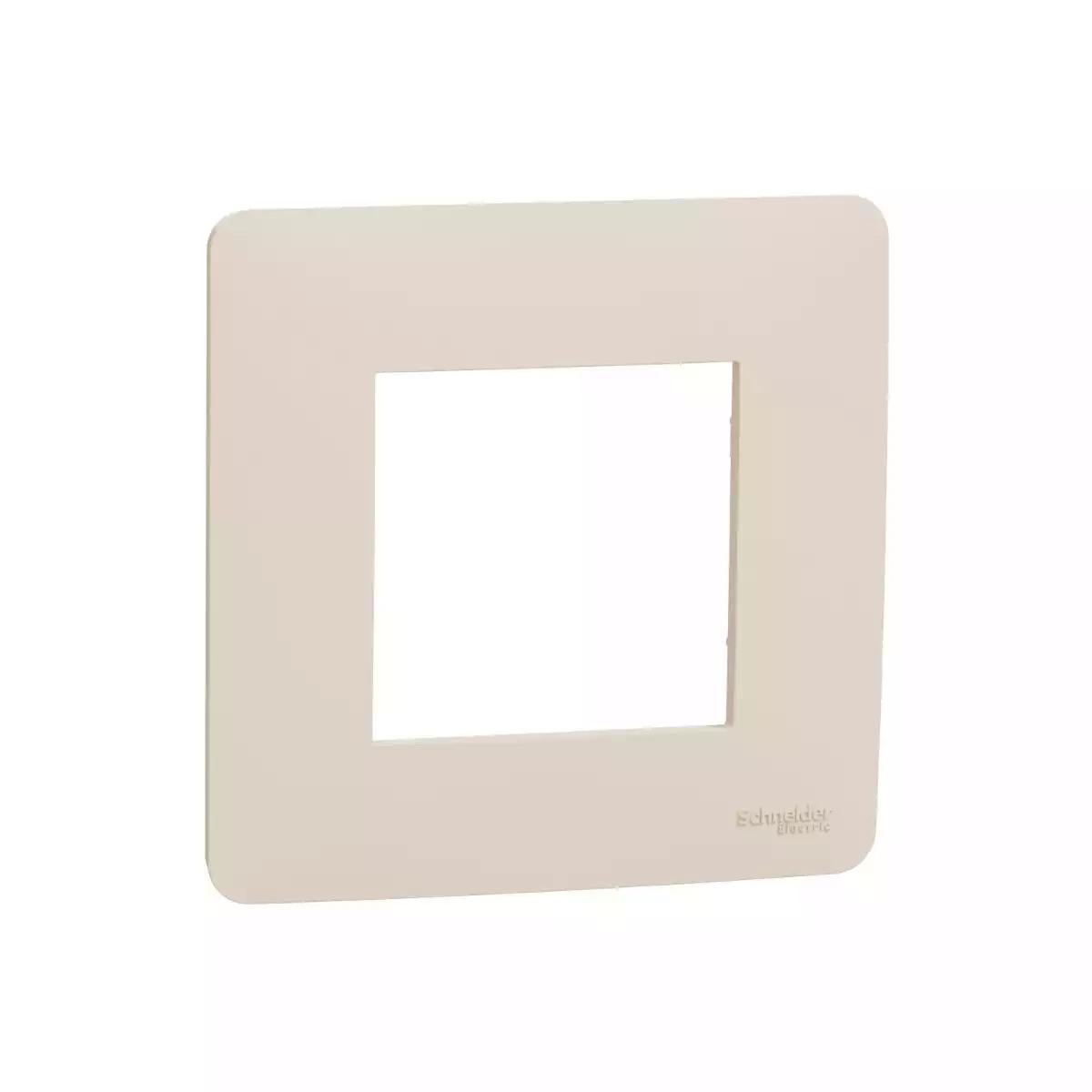 New Unica - cover frame - 1 gang - 1 x 2 modules - beige