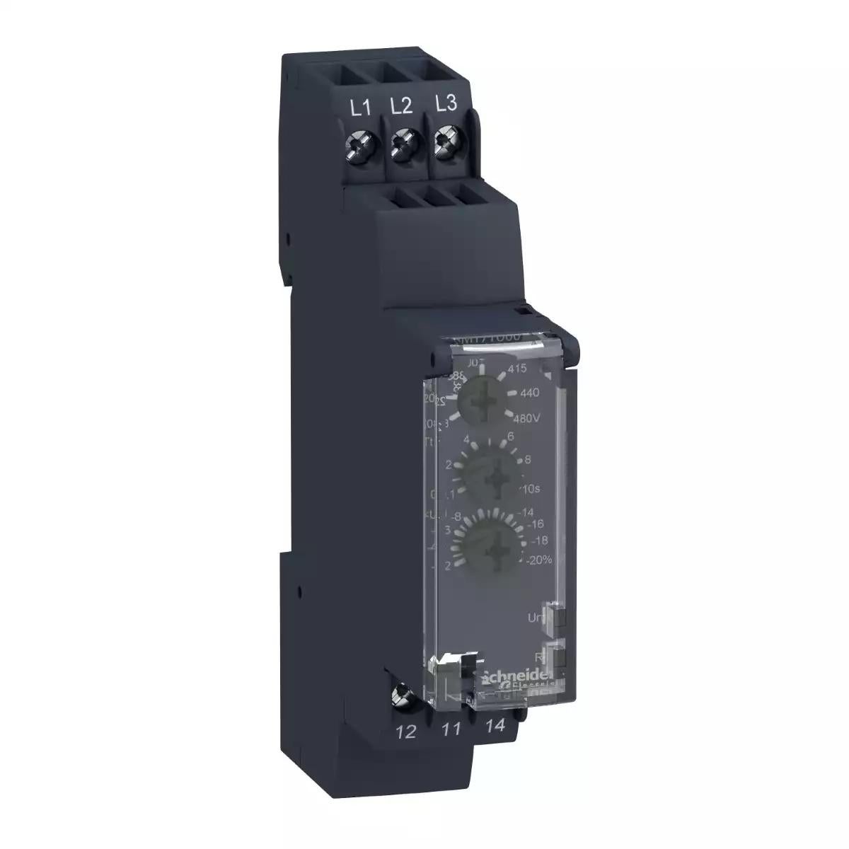 multifunction control relay RM17-TA - range 183..528 V AC