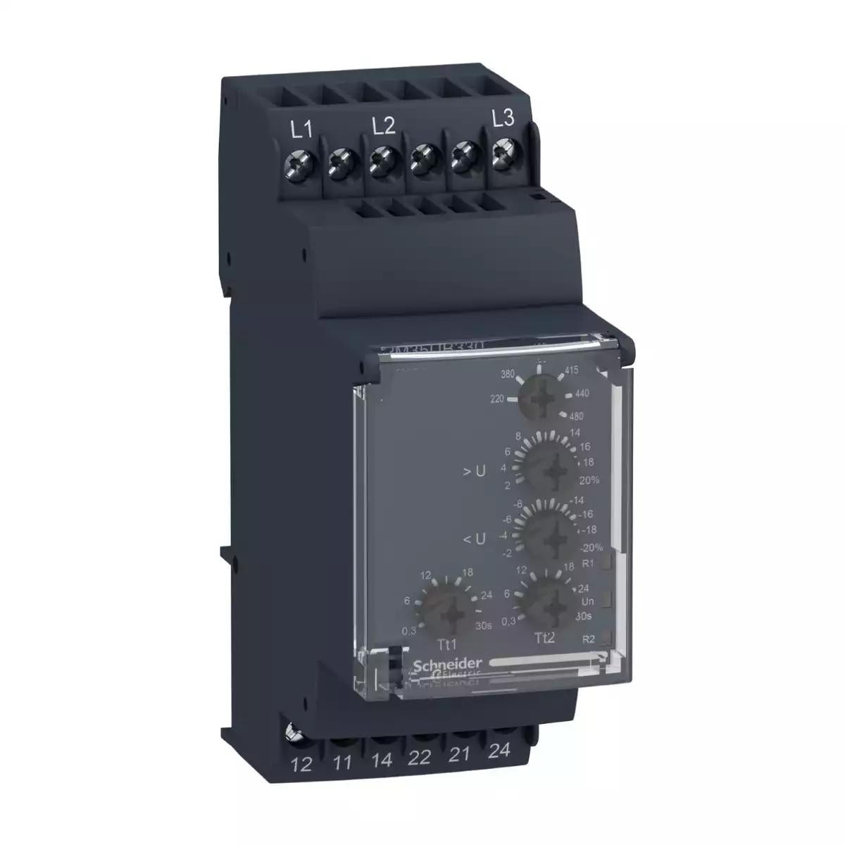 voltage control relay RM35-U - range 194..528 V AC